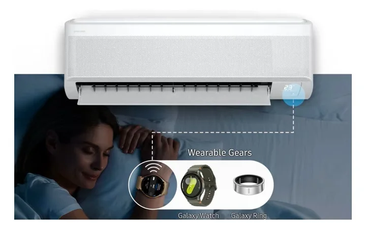 WindFree let's your Galaxy wearables take care of your sleep | Image by Samsung - Your Galaxy Watch can now control the AC while you sleep