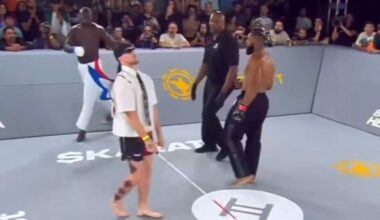 Video: Winged C interrupts Karate Combat fight, gets punched following event