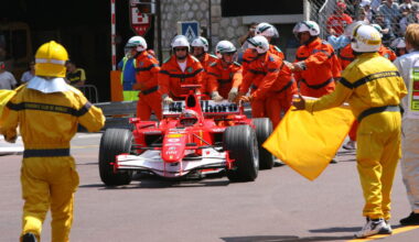 Schumacher controversially caused a yellow flag in Monaco qualifying
