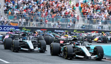 The start of the F1 Miami Grand Prix