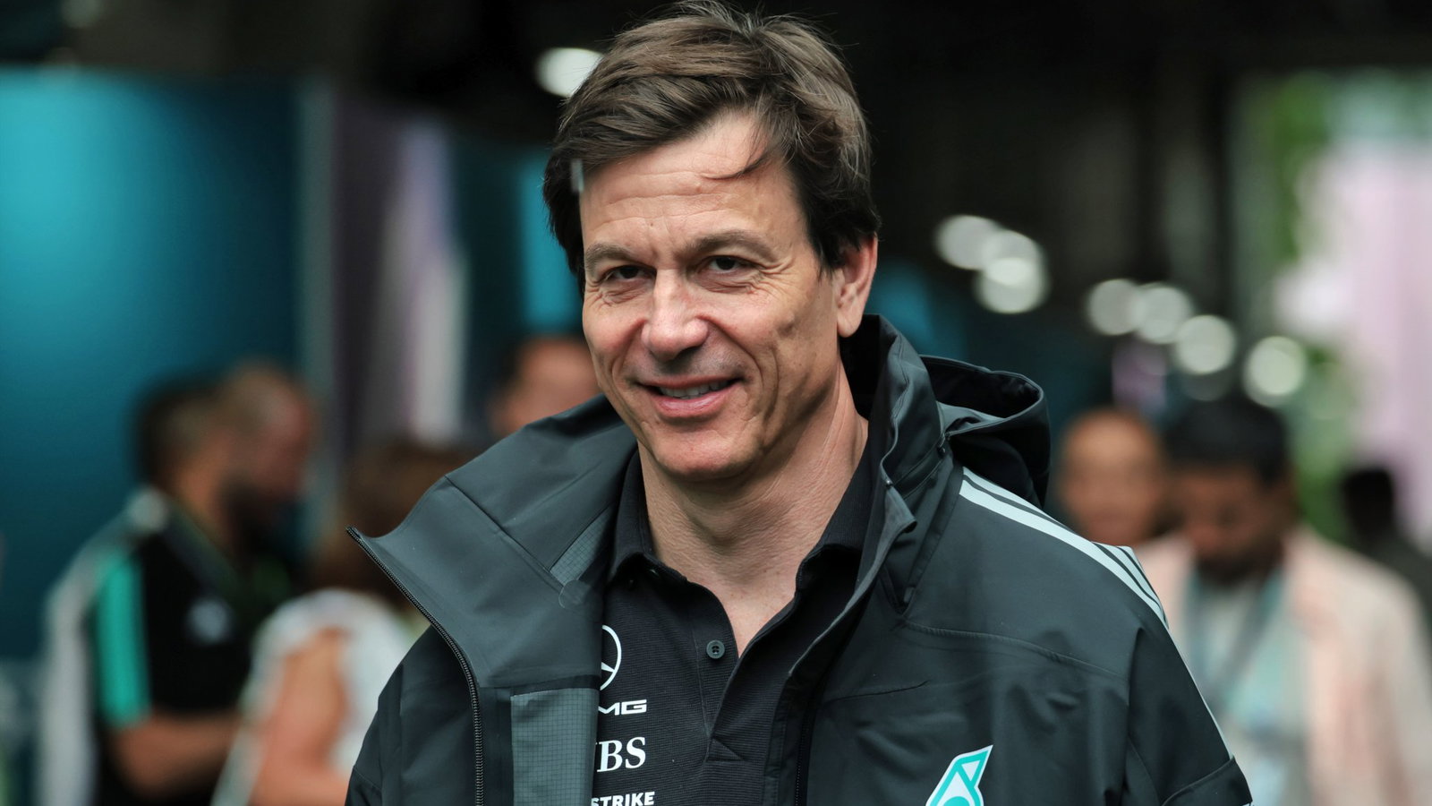 Wolff in the Miami paddock