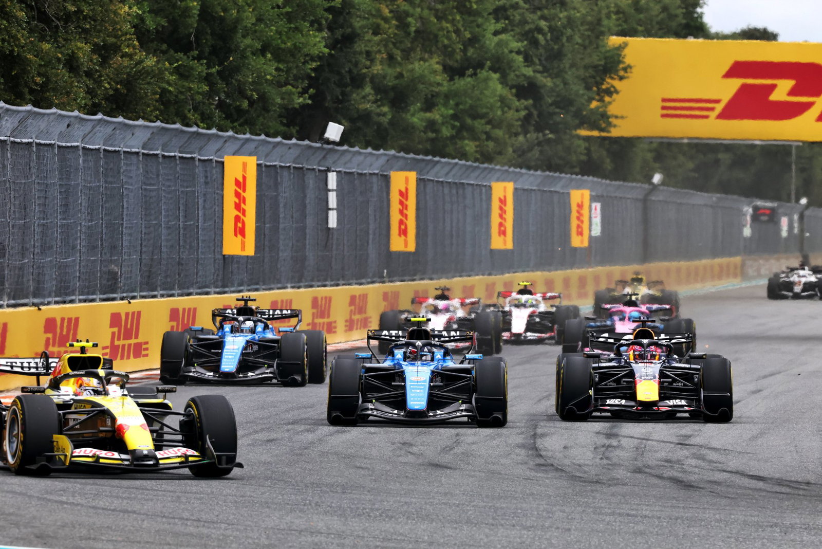 Sainz was unhappy with Verstappen's feisty moves 