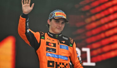 Piastri on the Miami GP podium