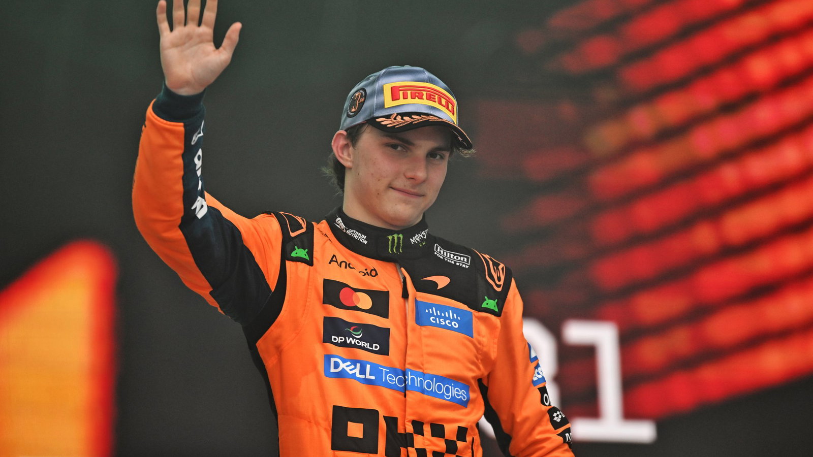 Piastri on the Miami GP podium