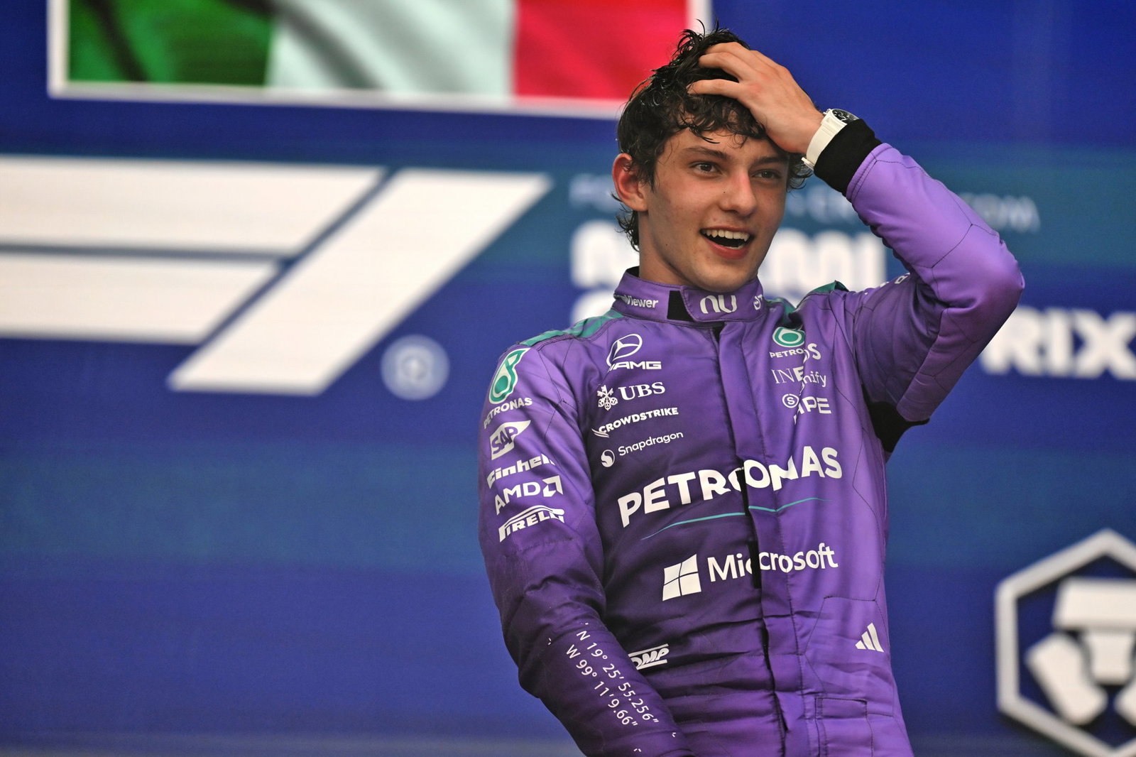 Antonelli has won three races in a row