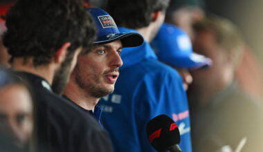 Verstappen faces the media in Canada