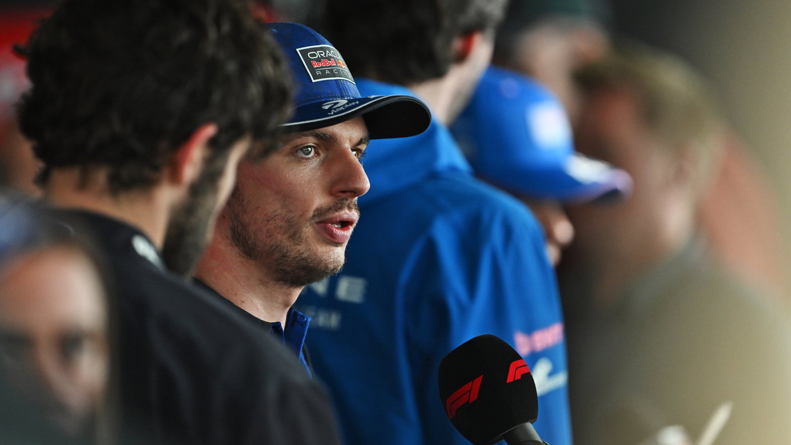 Verstappen faces the media in Canada