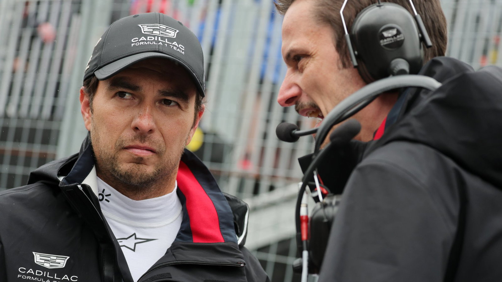 Perez on the Canadian GP grid