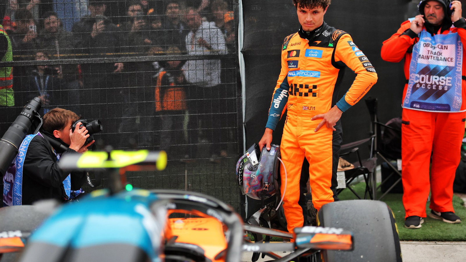 Norris retired from the Canadian Grand Prix