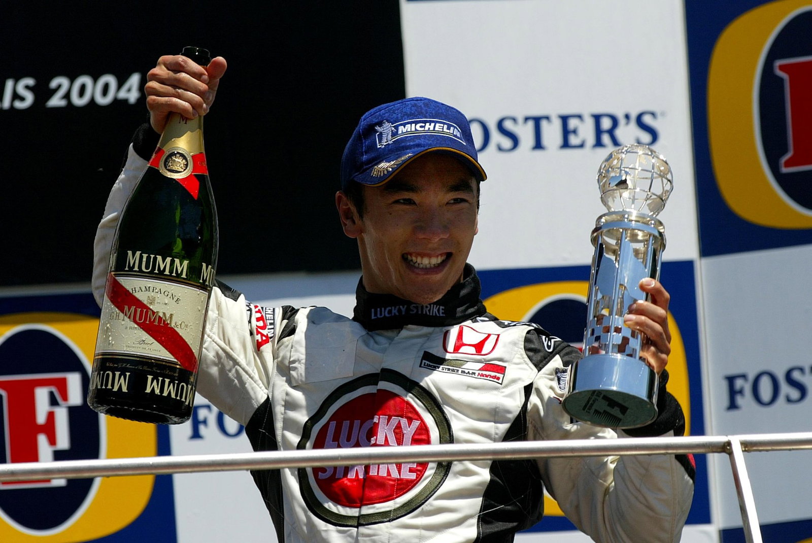 Sato graced the F1 podium once, but is a two-time Indy 500 champion
