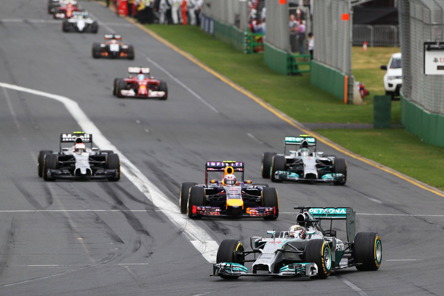 F1 moved to electrification in 2014 with V6 turbo-hybrids