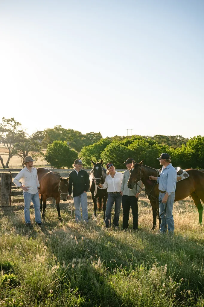 The Siejka family with their horses