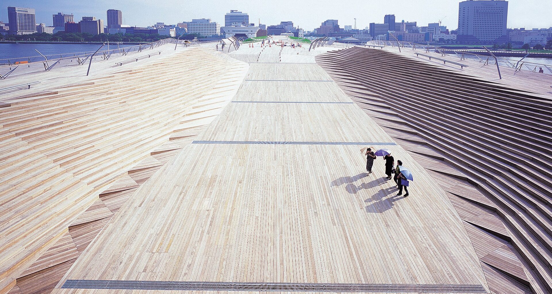 Yokohama International Port Terminal designed by Foreign Office Architects