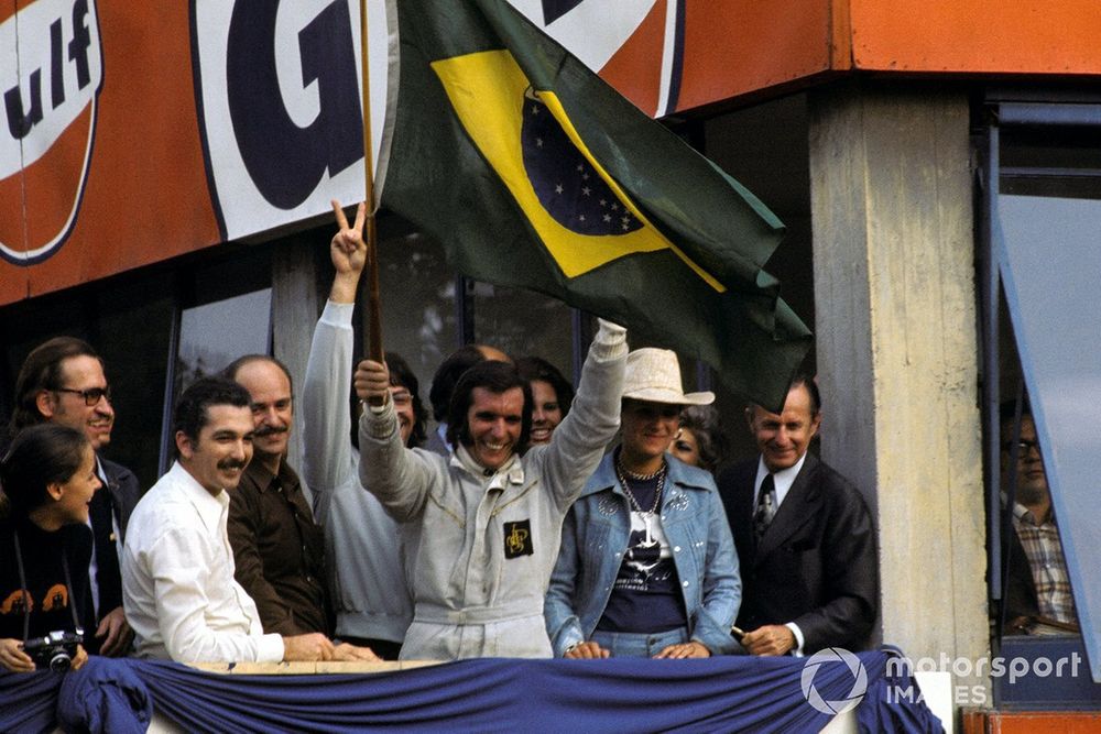 Fittipaldi became Brazil's first world champion with his 1972 success for Lotus