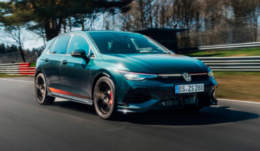 With professional racing driver Benny Leuchter at the wheel, the Golf GTI Edition 50 set a record lap time of 7:44.523 minutes