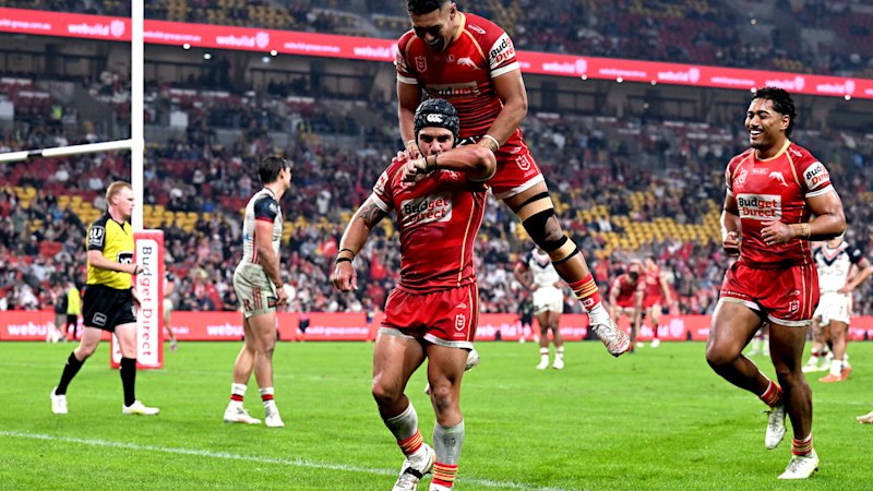 Dolphins leapfrog Roosters into top four with thumping win