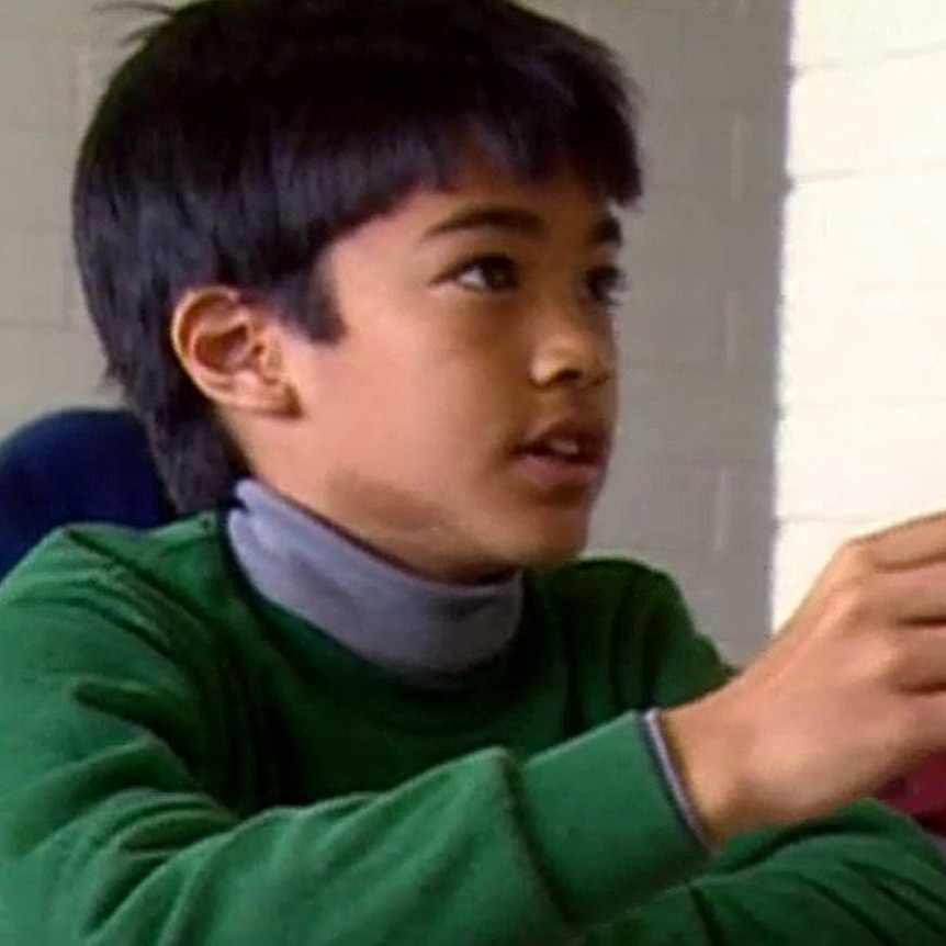 A young Terence Tao attends a maths class at Flinders University.