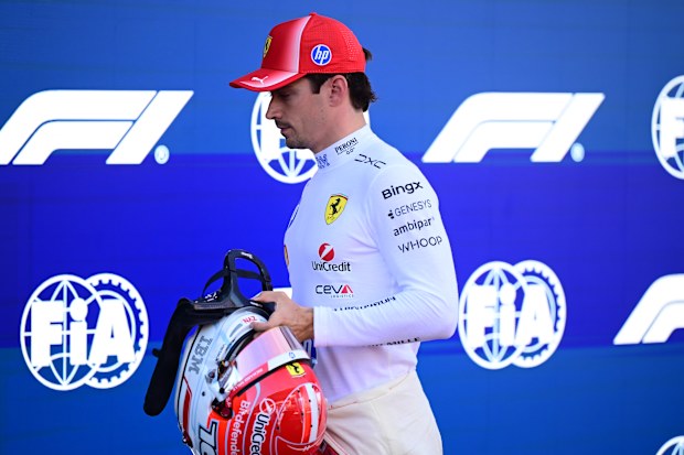 Charles Leclerc of Ferrari.