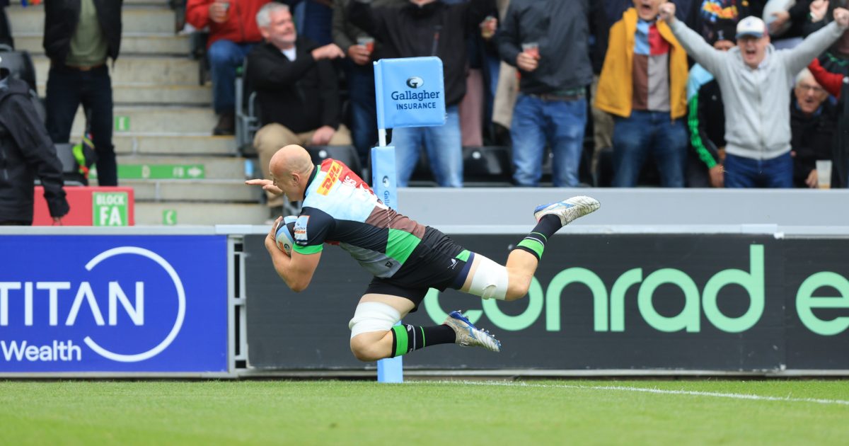 'What a man': How physio's joke foreshadowed Harlequins backrow's heroics