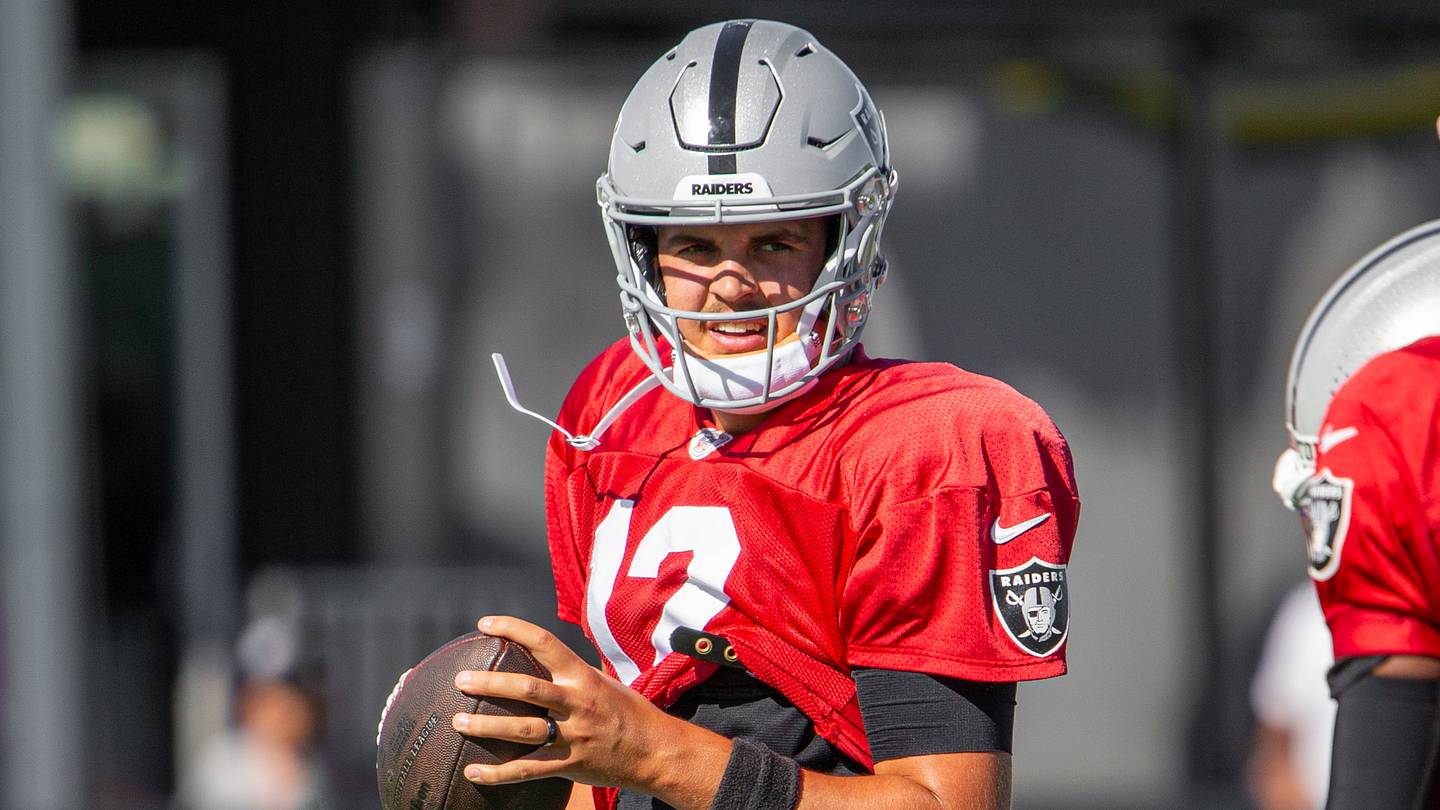 Raiders HC Kubiak Impressed With QB Aidan O'Connell