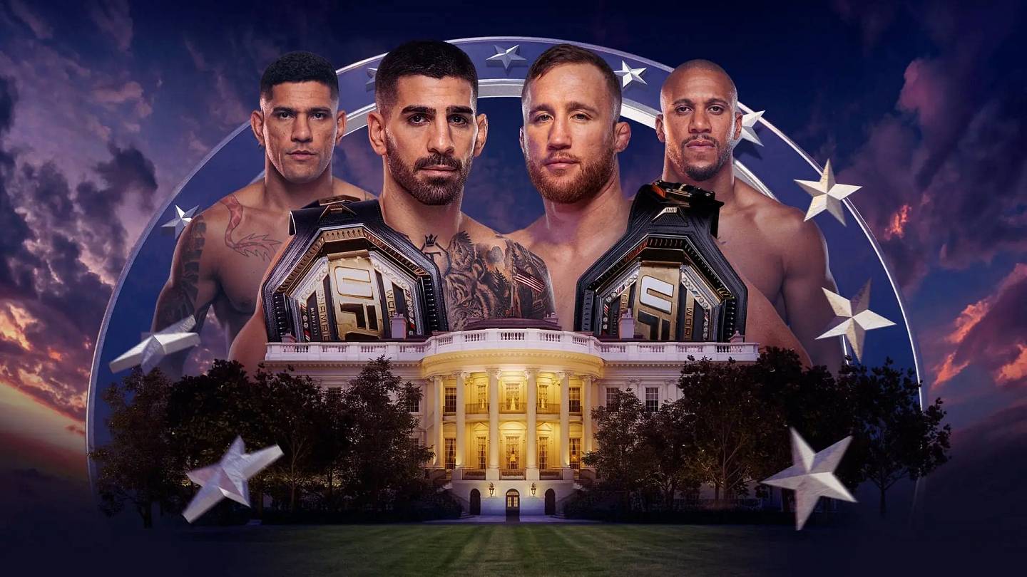 UFC Freedom 250: How to Stream Topuria-Gaethje & Pereira-Gane Fights at White House