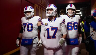 Bills Prep for Two Major Changes to Stalwart Offensive Line Come Training Camp