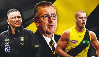 Rebuilding Richmond: Tigers president on Yze, injury crisis, Waverley move, eyeing India