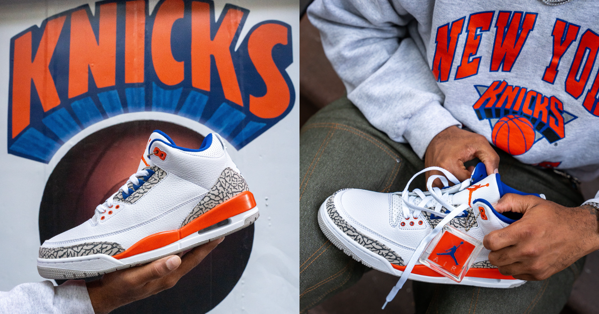 Jordan Brand Celebrates the Knicks’ Championship With Air Jordan 3 “Knicks” Pre-Orders