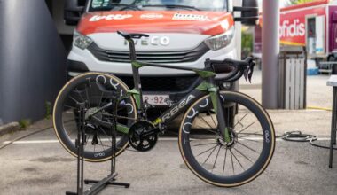 Orbea prototype aero bike at Tour Auvergne-Rhône-Alpes