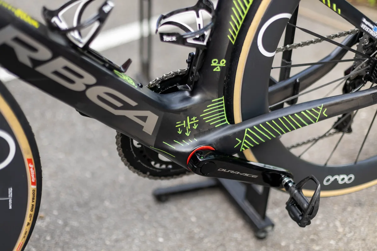 Orbea prototype aero bike at Tour Auvergne-Rhône-Alpes