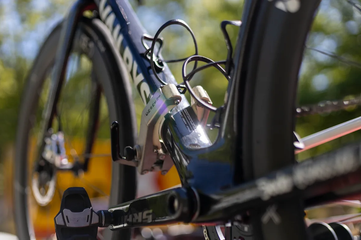Paul Seixas' Van Rysel prototype bike at the Tour Auvergne-Rhône-Alpes