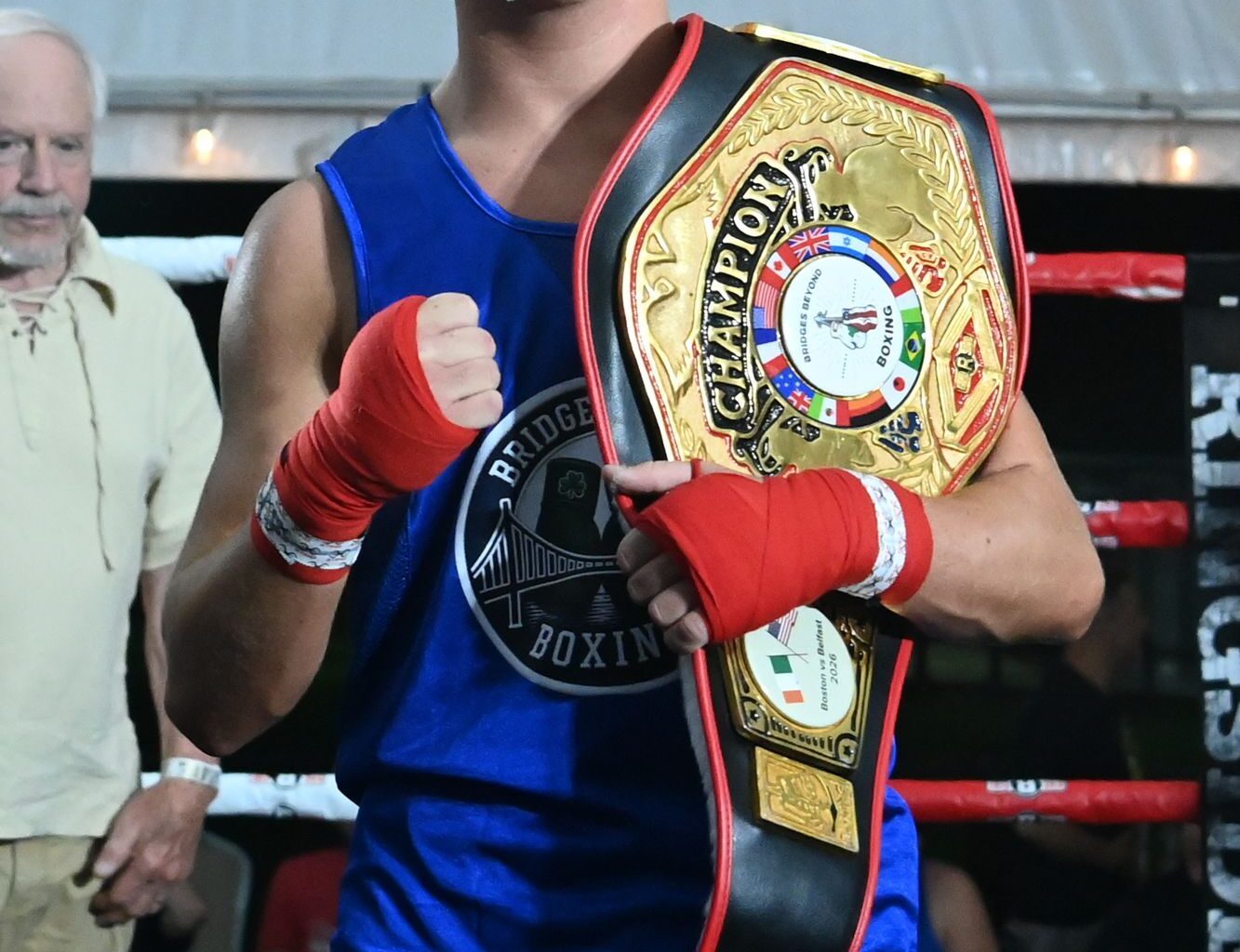 IN ACTION: Kai Dynes post fight in Boston