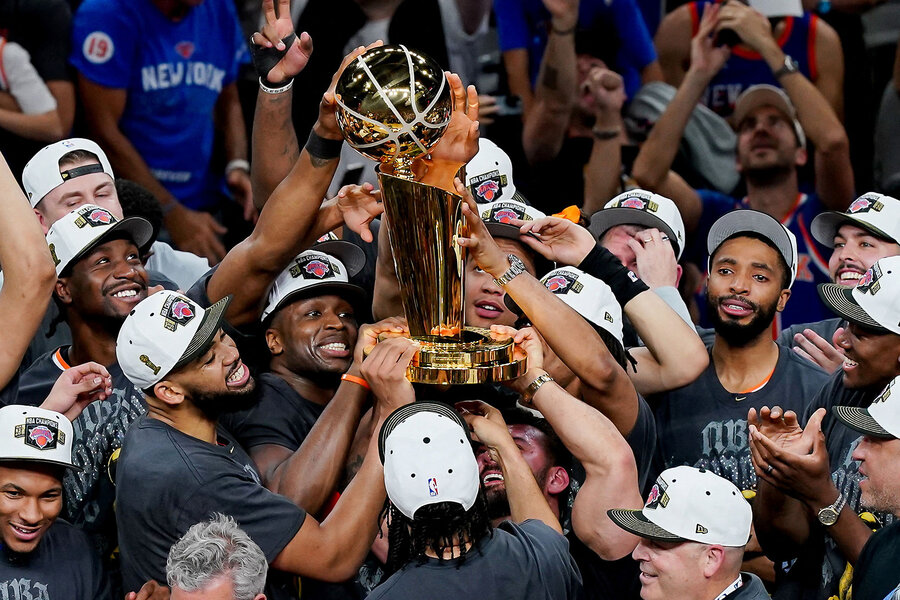 New York blooms in orange and blue fellowship around Knicks