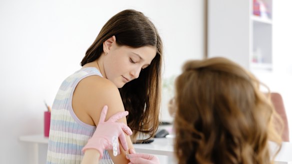Vaccination coverage for HPV fell to record lows in girls and in boys last year.