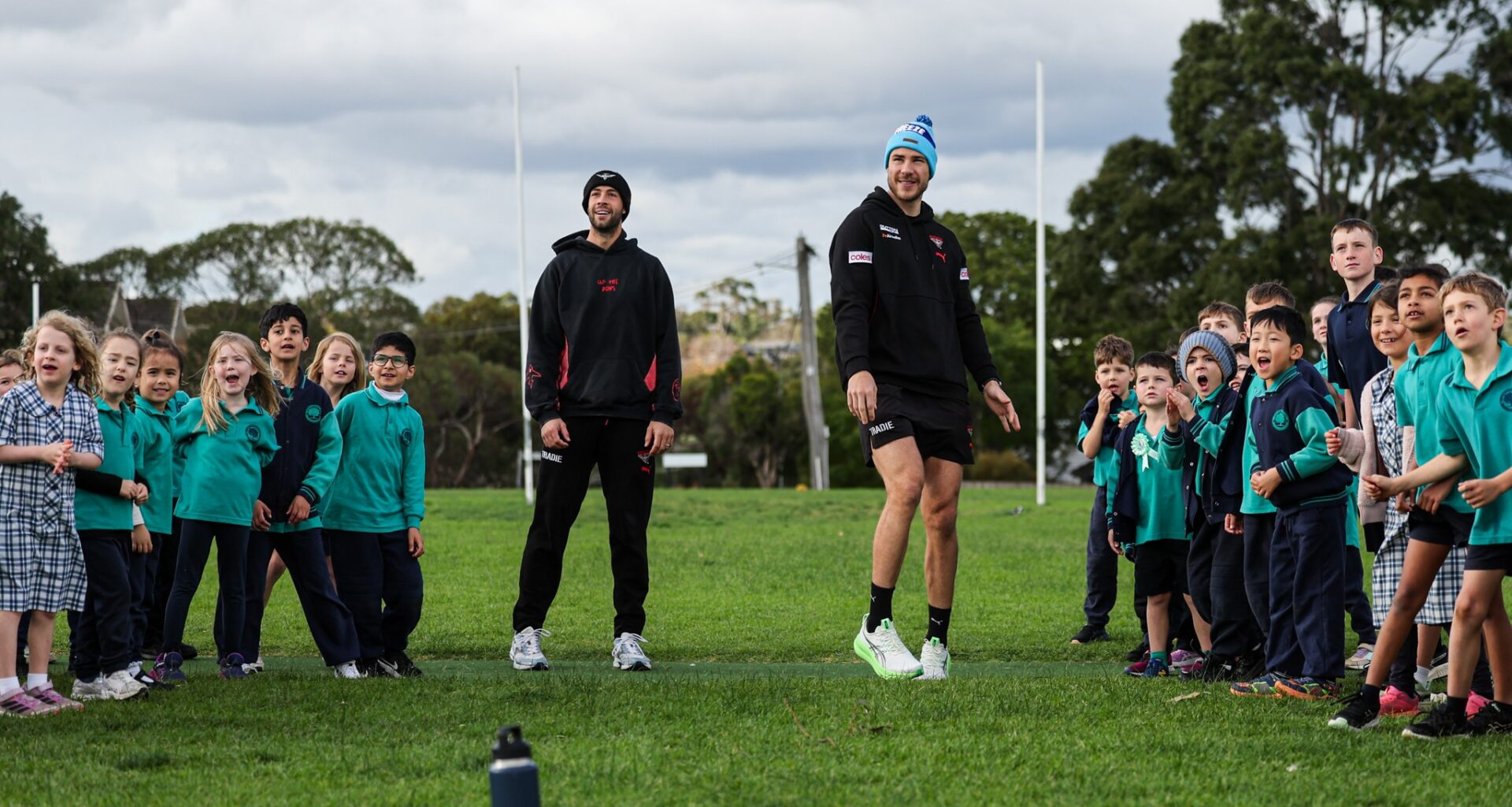 Bombers connect with young fans across north-west Melbourne