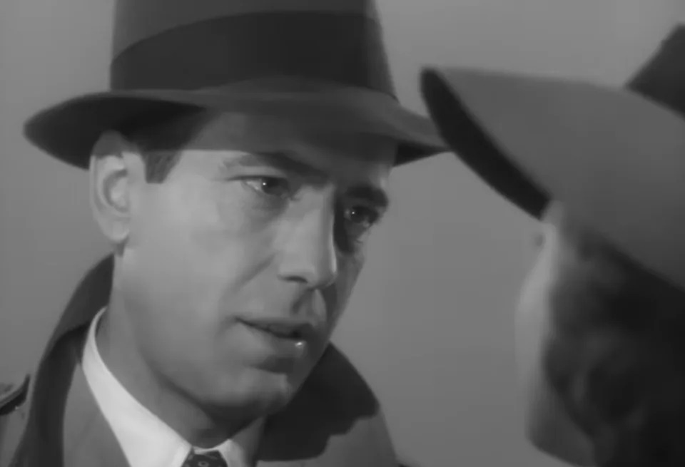 Humphrey Bogart in "Casablanca"