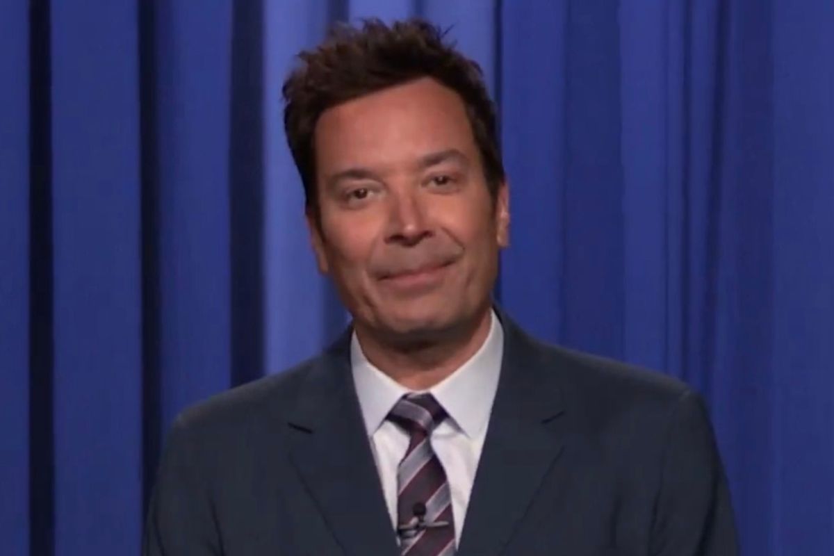 Jimmy Fallon hosting The Tonight Show