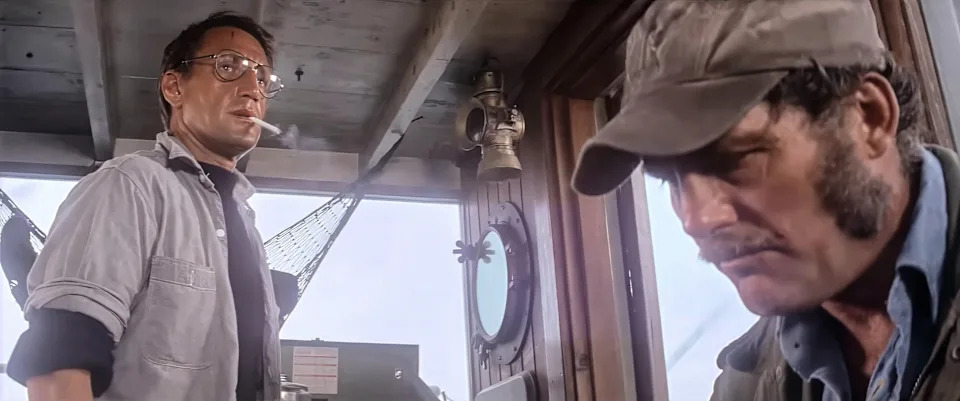 Roy Scheider and Robert Shaw in "Jaws"