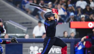 Baseball: Okamoto hits 19th home run for Blue Jays in loss to Rangers