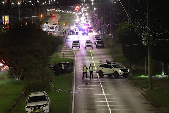 The Cumberland Highway has been closed where two children were hit and killed in their pram.