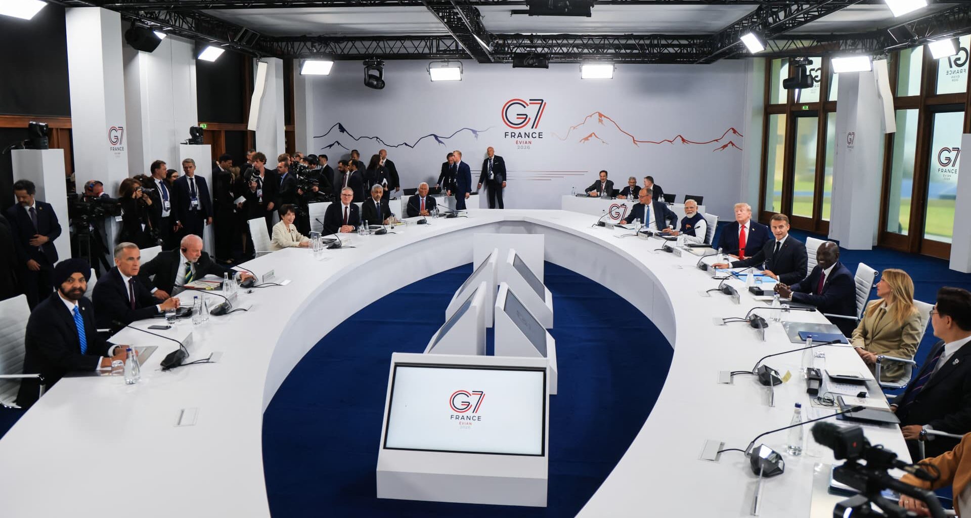 AI in spotlight at G7 as Trump, world leaders joined by tech chiefs