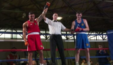 Stars of the future: Royal Navy boxers put on a show at annual championships