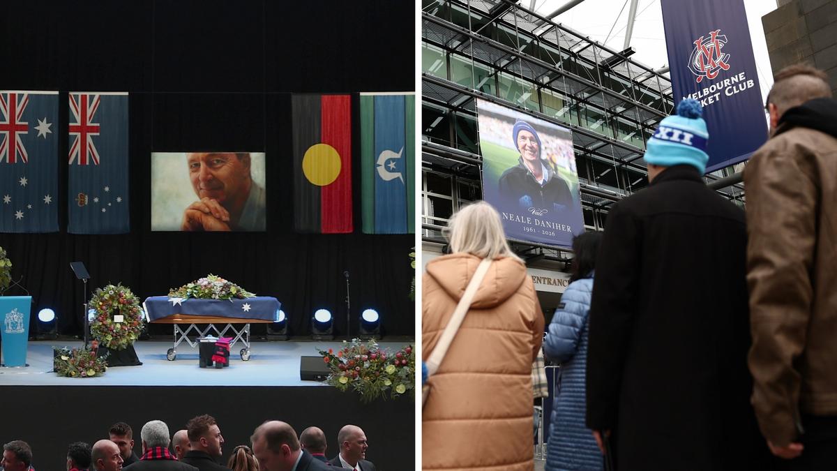 Neale Daniher: Live stream of state funeral service for Australian football great and MND ambassador