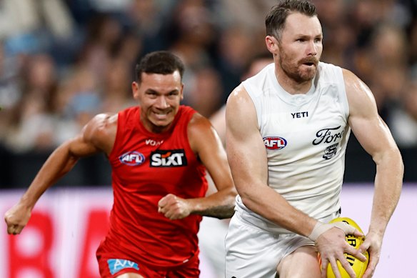 Patrick Dangerfield assesses his options.