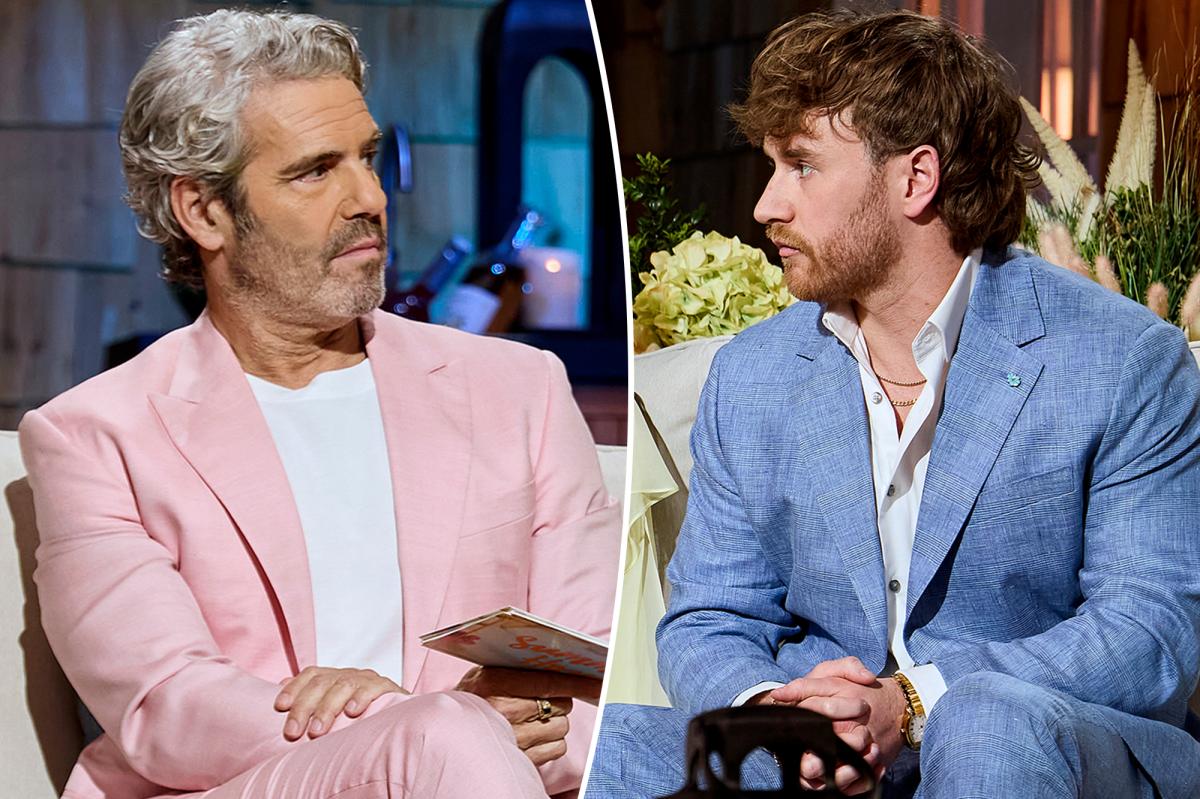 Andy Cohen calls out West Wilson for being on beta blockers during ‘Summer House’ reunion