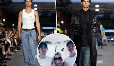 Britney Spears' sons make runway debut at Paris Fashion Week