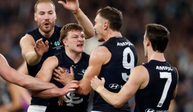 AFL match report: Blues show fight in scrappy win over arch rival