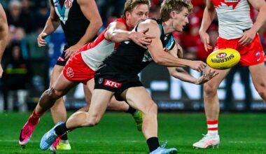 Match report: Power fall just short as Swans surge late