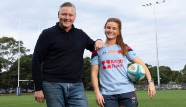 Why a Wallabies legend shed a tear watching his daughter follow in his footsteps
