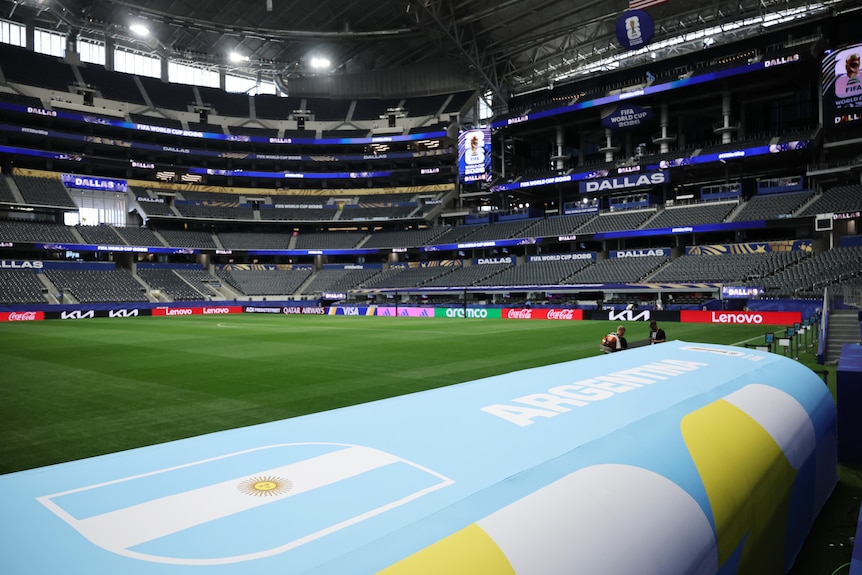 General view inside the stadium